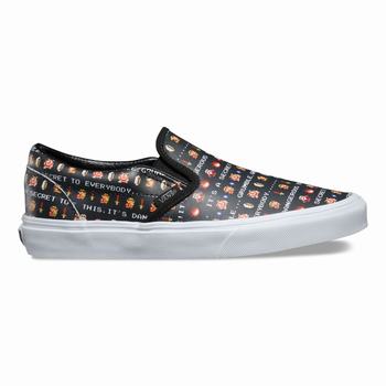 Vans Classic - Miesten Slip-on kengät - Mustat